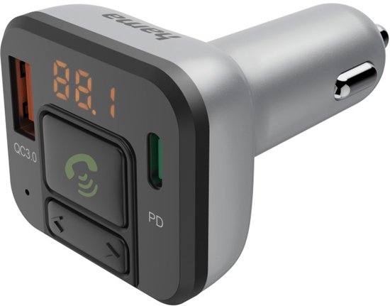 Hama FM-transmitter met Bluetooth®- en handsfree-functie