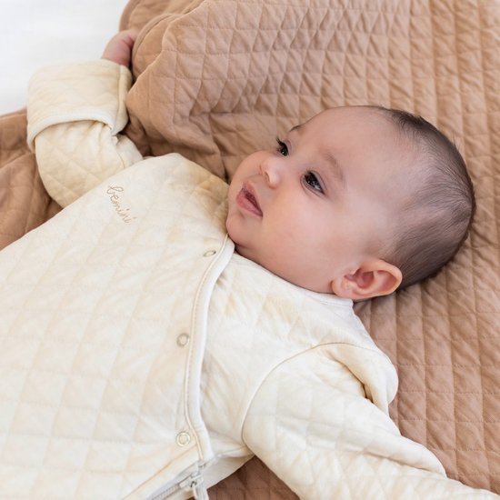 BEMINI Babyslaapzak - MAGIC BAG 0-1m - TOG 1.5 - Gewatteerd comfort - Cream — afbeelding 5