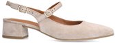 No Stress - Femme - Escarpins à bride arrière en daim beige - Taille 36