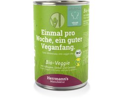 Herrmann's Bio Light Honden Blikvoeding - Vegan met Witte Zoete Lupine - 12x 400 g