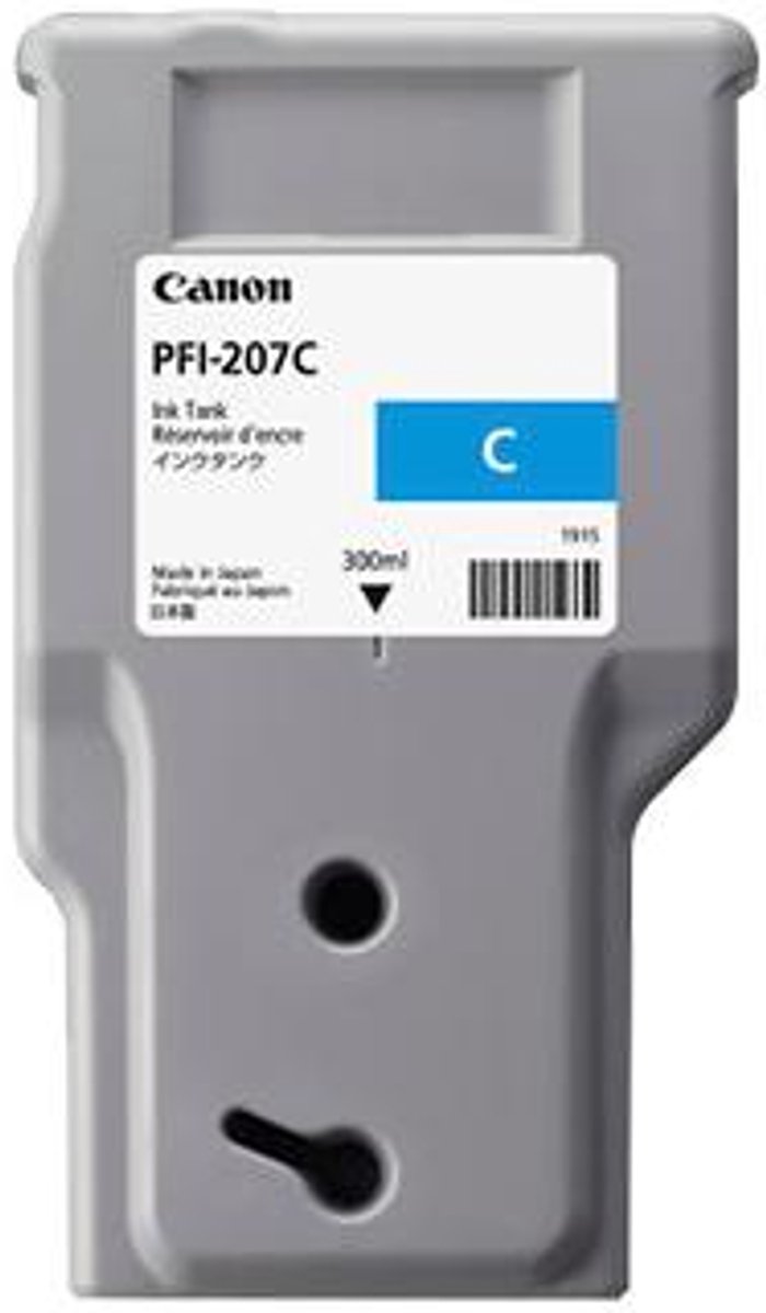 PFI-207C inktcartridge cyaan standard capacity 300ml 1-pack