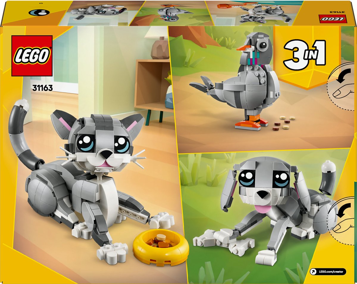 LEGO Creator 3in1 Speelse kat dieren - 31163 — afbeelding 9