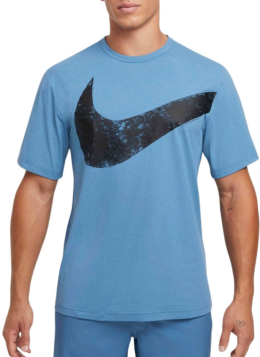 Nike Hyverse Swoosh Shirt Heren Zwart