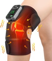 WizBay Premium Select® 3-in-1 Knie Schouder Elleboog Brace - Warmte en Vibratiemassage - LED Tiptoets Computer - Draadloos Oplaadbaar - 4000mAh - Zwart