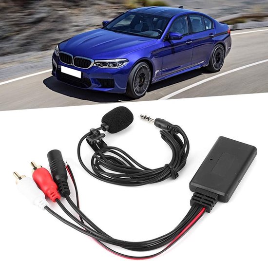 Bluetooth AUX-module, Bluetooth AUX-module 2 RCA-kabeladapter met Handsfree Microfoon voor voor Alpine voor Pioneer voor Sony