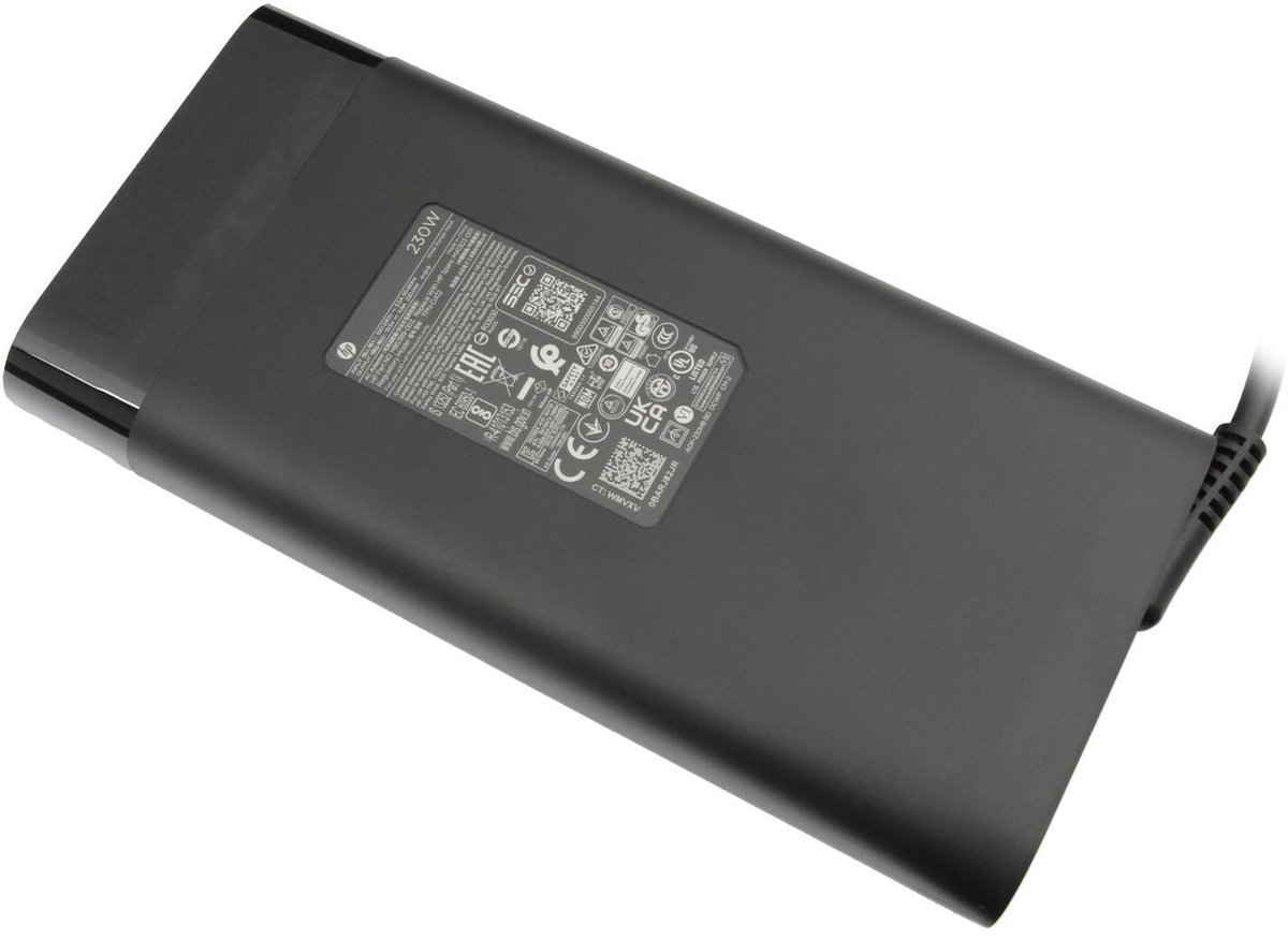 HP PA-1231-08HH oplader 230W - afgerond