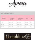 Maattabel voor panty's: Maten I-II, III-IV, V-VI. Lengte in cm: 150-164, 164-180, 160-185. Heupen in cm: 90-112, 100-120, 110-146. EU maten: 36/42, 44/50, 52. NL maten: S/M, L/XL, XXL.