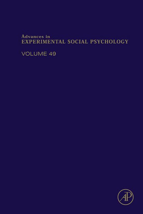 Advances in Experimental Social Psychology - cover
