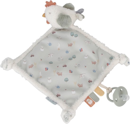 Little Dutch - Little Farm - Knuffeldoekje kip