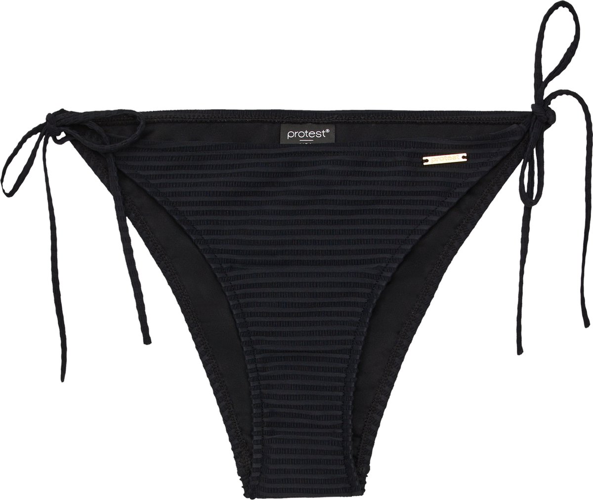 Protest Mixswayol – Tie side bikini broekje Dames – Strikbandjes – Mix & Match – True Zwart