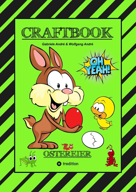 CRAFTBOOK - WUNDEREI BASTELN - SCHÖNE OSTERMOTIVE - AUSMALE ... - cover