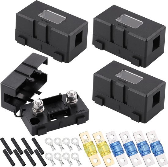 Zekeringhouder voor auto voor midi-zekering, 2 stuks, midi-zekeringkast