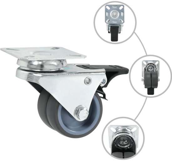 Aluminium onderwagen: laadvermogen 250 kg | VINK LISSE