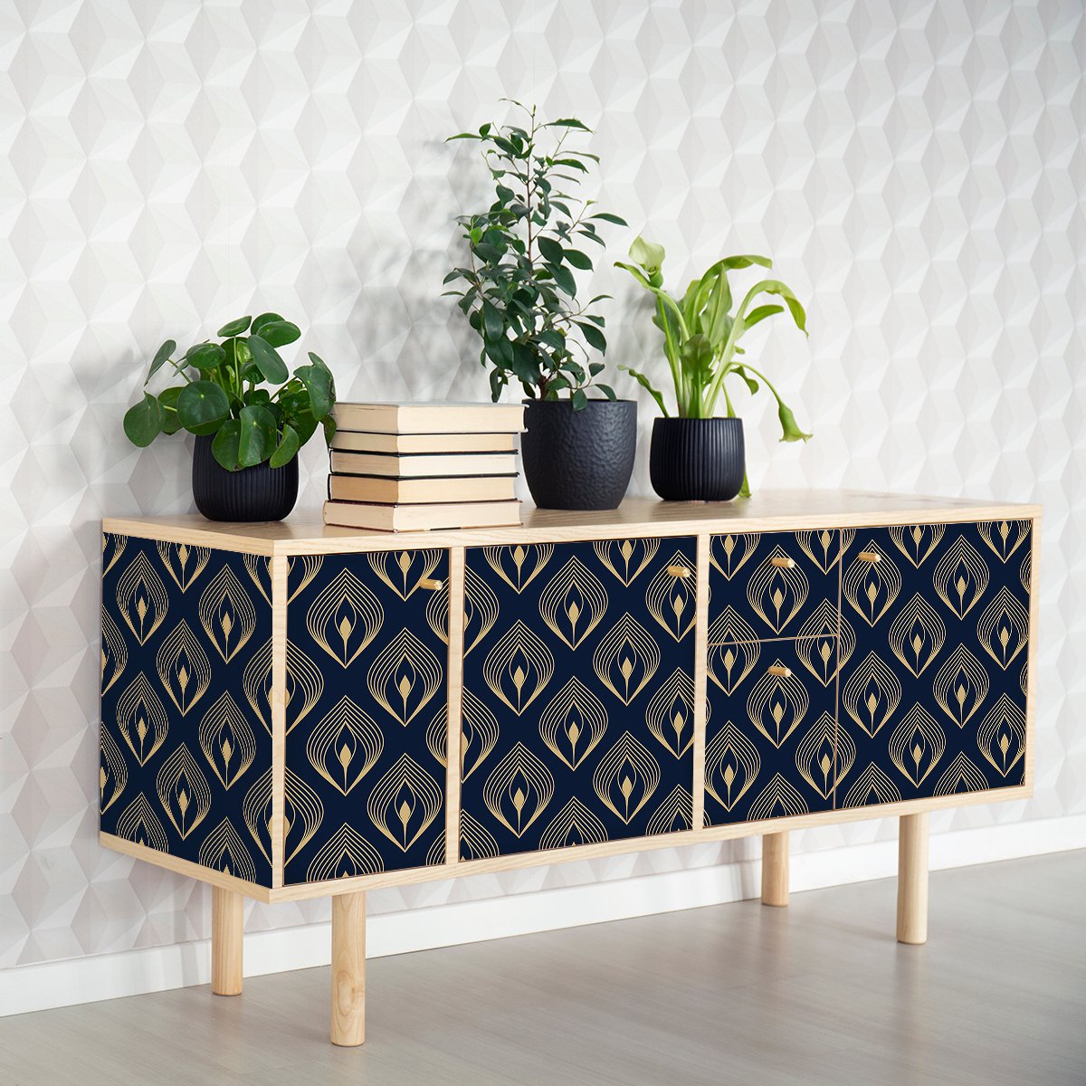 Ambiance Sticker Scandinavische meubelsticker egillk 40 x 60 cm Multi color