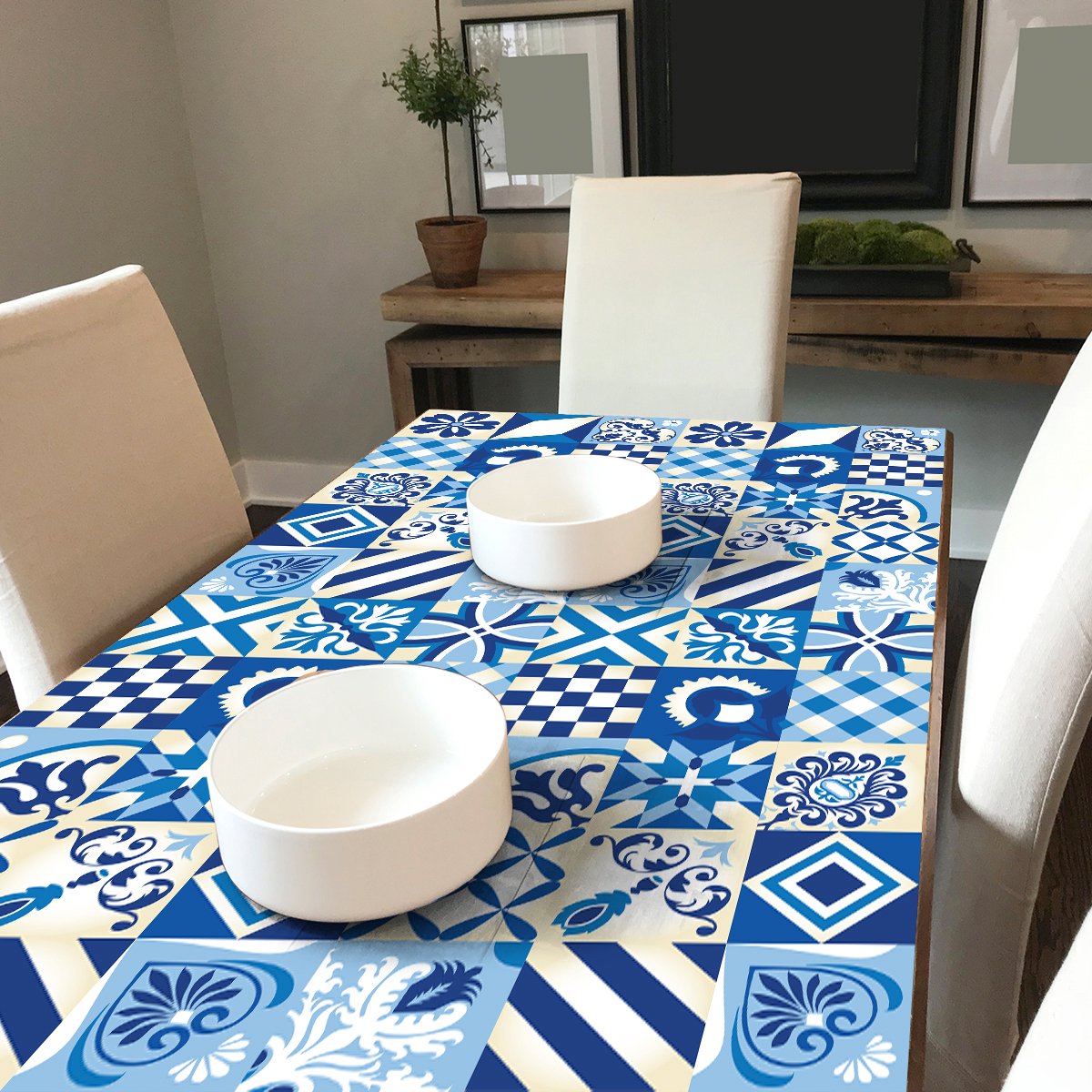 Ambiance Sticker Zelfklevende tegelmuurstickers voor keuken en badkamer - 60 tegelstickers voor meubels van Borges - 60 stickers 15x15cm Multi color