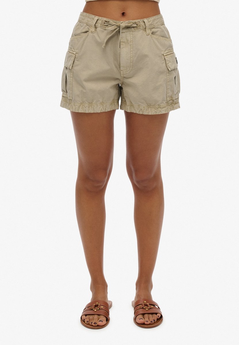 Superdry Hot cargoshort Dames Korte broeken Bruin