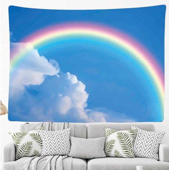 Ulticool - Décoration de chambre d'enfant arc-en-ciel - Tenture murale - 200x150 cm - Groot tapisserie - Affiche
