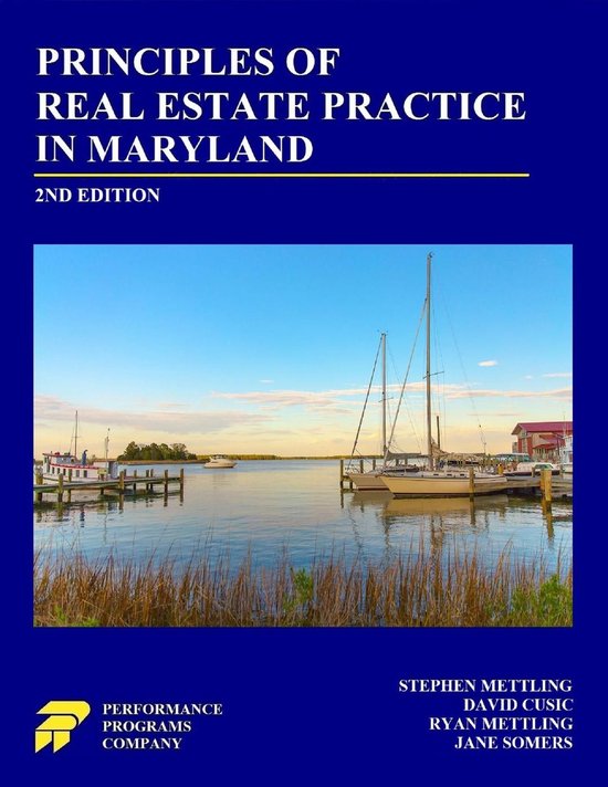 Principles of Real Estate Practice in Maryland - cover