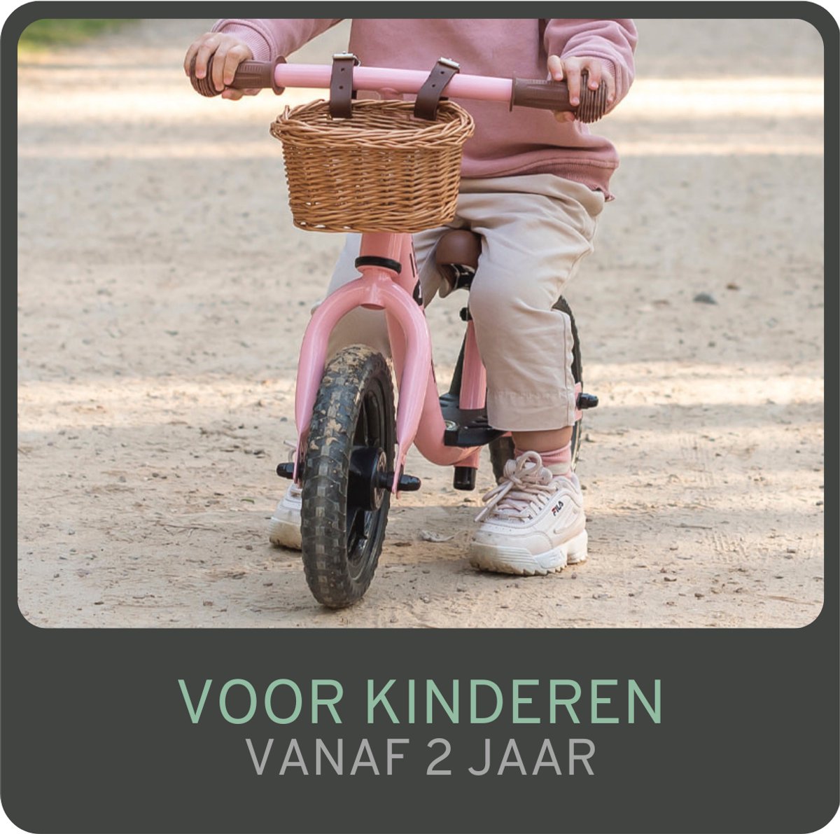 Bandits & Angels Metalen Loopfiets Met Mandje Starter Roze met Voetenplank vanaf 2 Jaar - Limited Edition - Vintage Roze Loop Fiets - Verstelbaar Zadel 29 tot 39 cm - Meisjes - Compact en Veilig - Lage Instap met Voetenplank — afbeelding 10