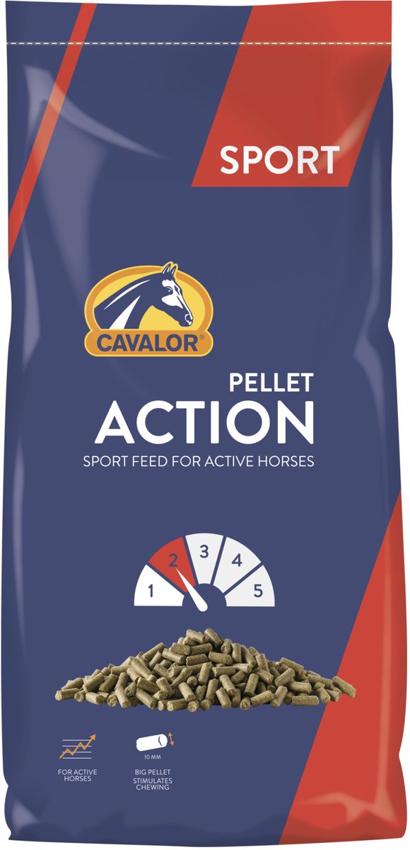 Cavalor Action Pellet - Paardenvoer - 20 kg Sport