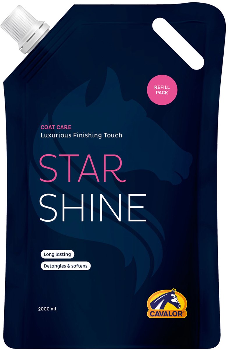 Cavalor Star Shine Vloeibaar Bus Met Spray - Paardenvachtverzorging - 2 l