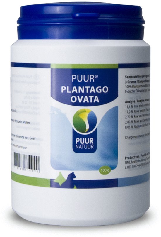 Puur Plantago Ovata Hond/Kat - 100 g