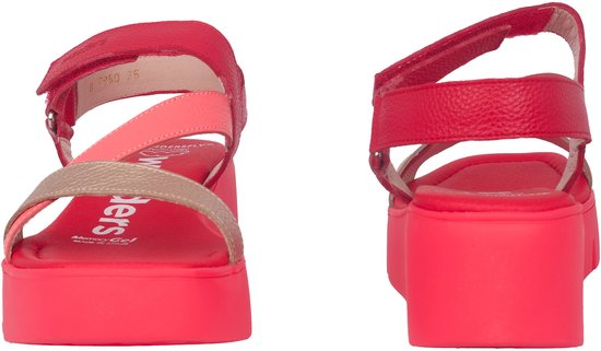 Wonders Pandora - Sandale femme - Rouge - Pointure 39 (EU) 6 (UK)