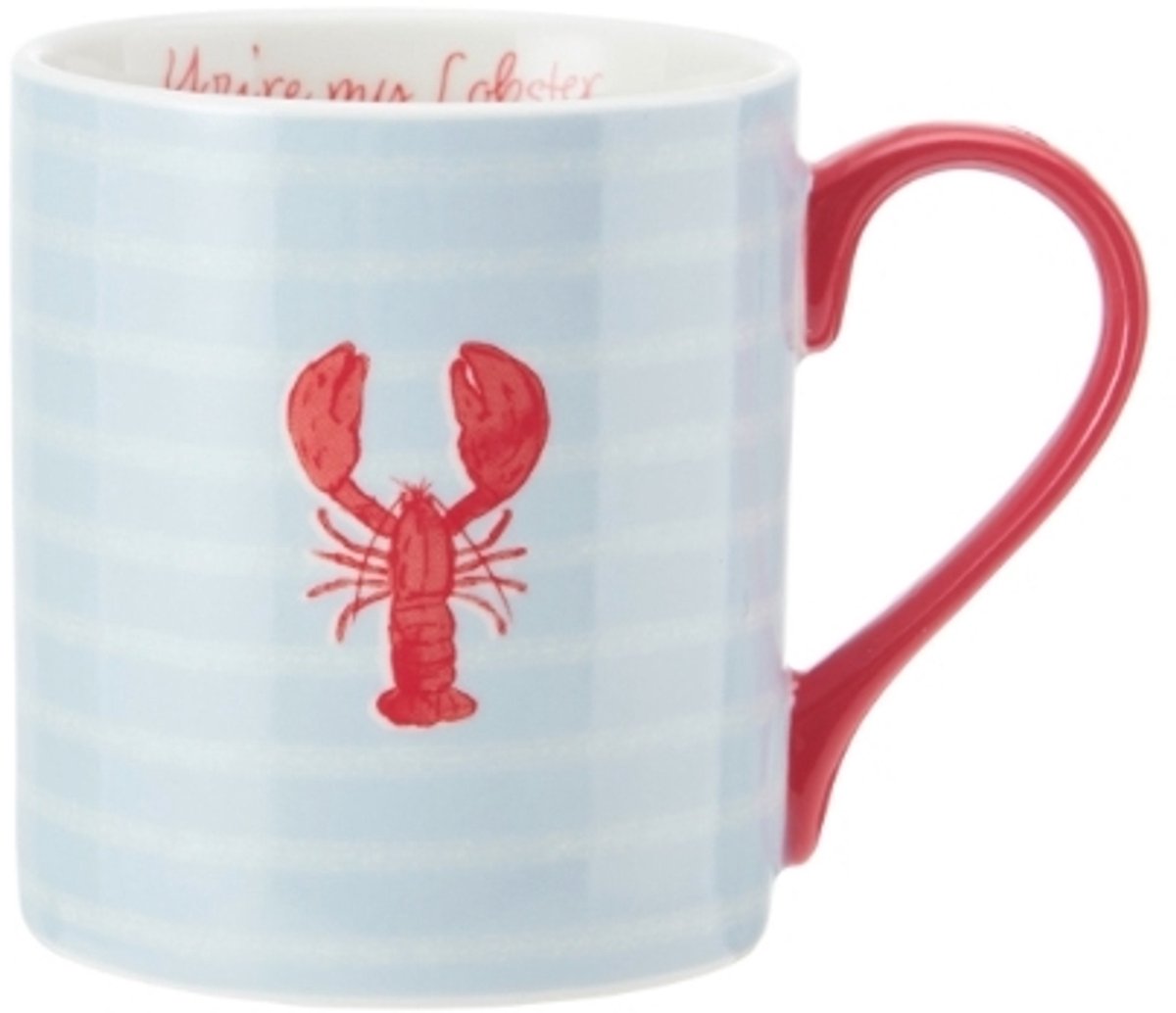 Mok, Beker, 0.28 L, Kreeft, Blauw, Porselein - Mikasa