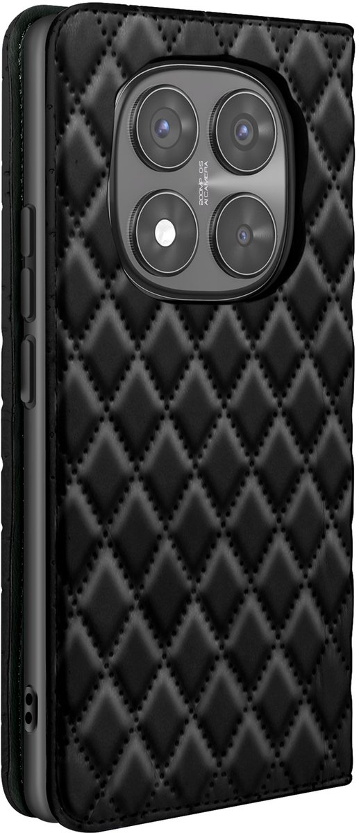 Avizar Portemonnee hoesje Geschikt voor Xiaomi Redmi Note 14 Pro en 14 Pro Plus, Zwart