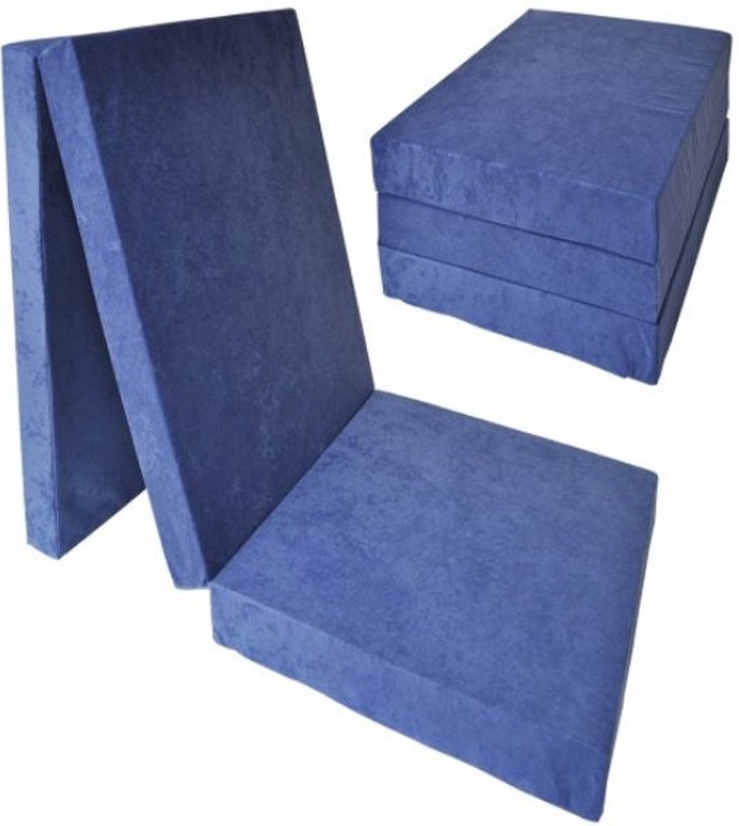 Viking Choice Logeermatras Extra Dik Navy Blauw - Opvouwbaar Camping Matras 195x80x15 cm