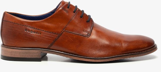 Chaussures à lacets homme en cuir Bugatti - Cognac - Taille 41