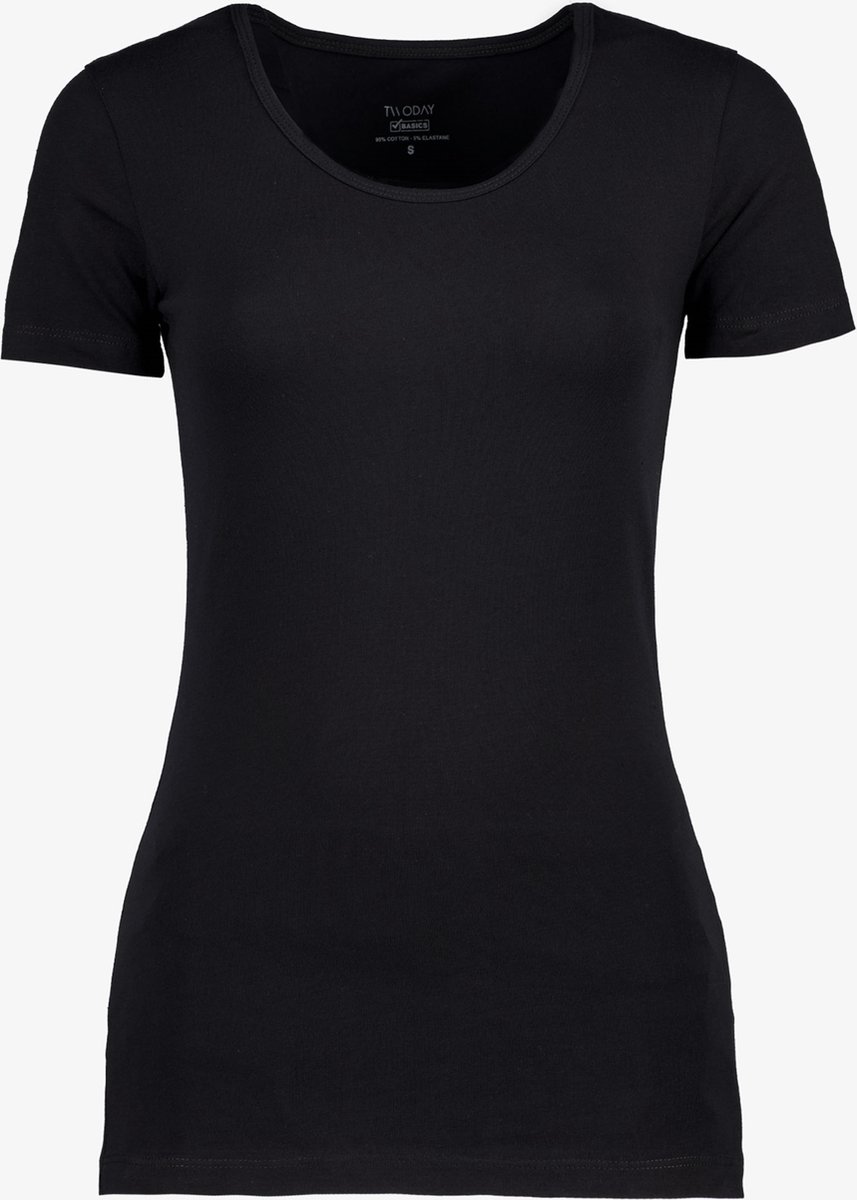 TwoDay dames T-shirt zwart - Maat L