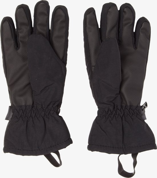 Mountain Peak kinder skihandschoenen zwart - Maat 146/152