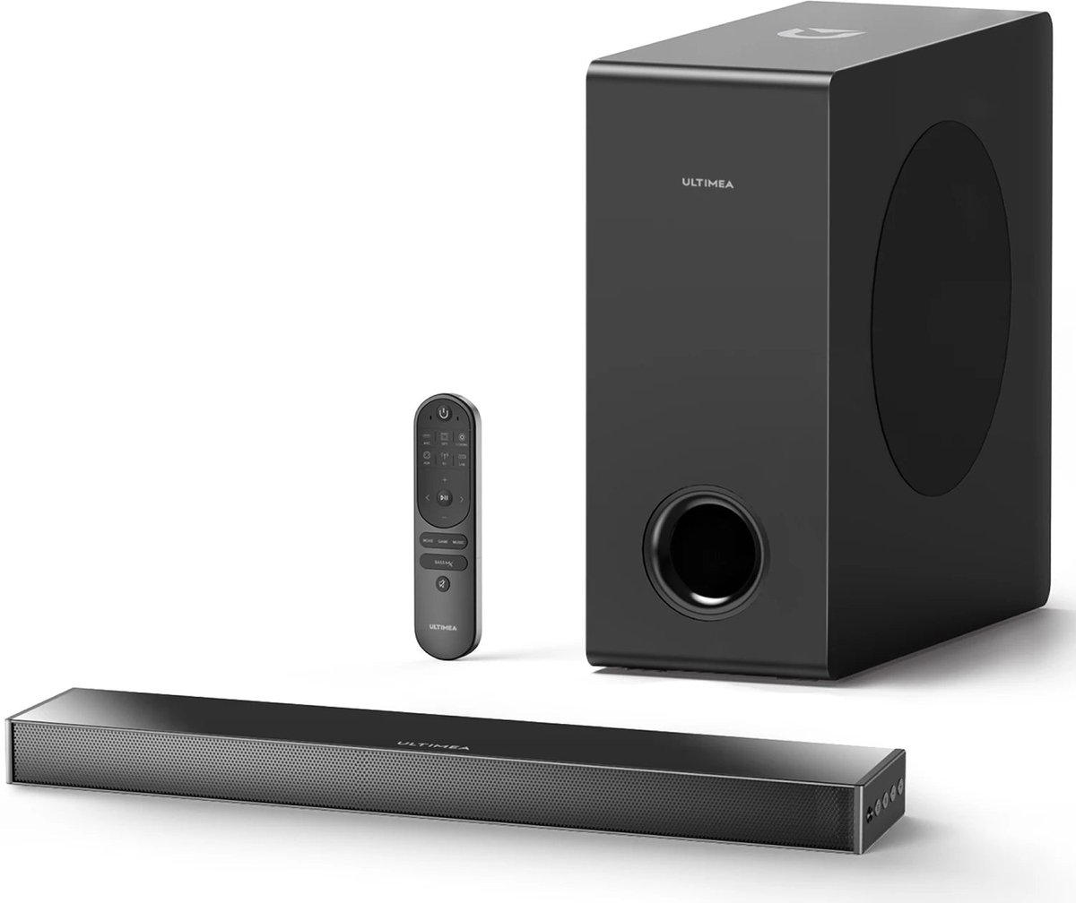 Soundbar - 2.1 Soundbar voor TV - Stereo - 160W - 87dB - afbeelding 2