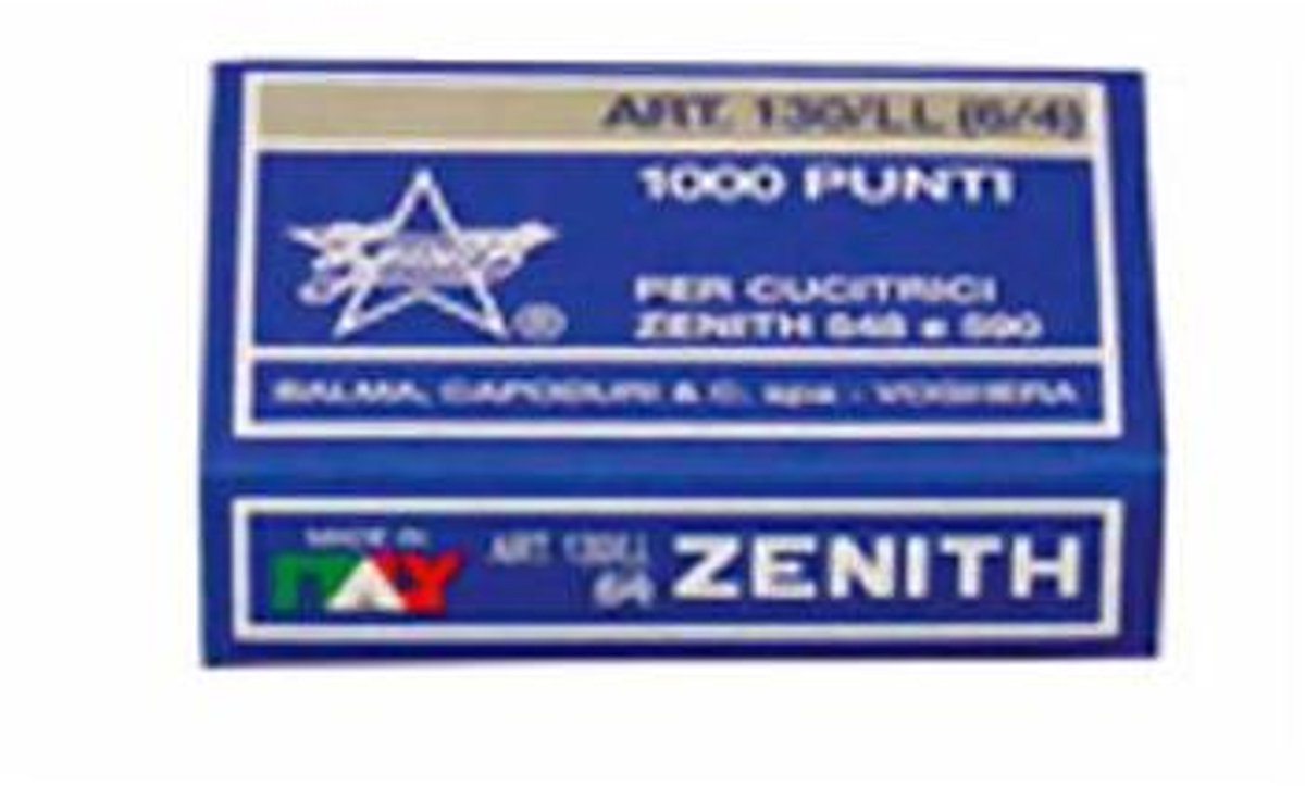 Zenith 130/LL 1000 nietjes Staal