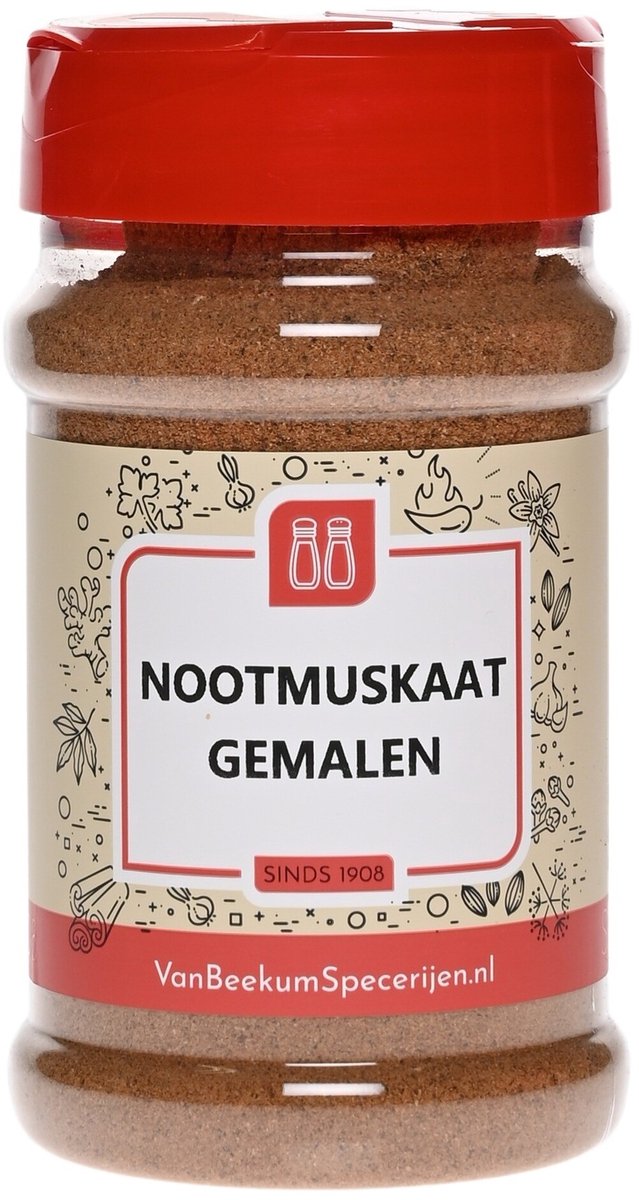Goedkoopste Van Beekum Specerijen - Nootmuskaat Gemalen - Strooibus 130 gram