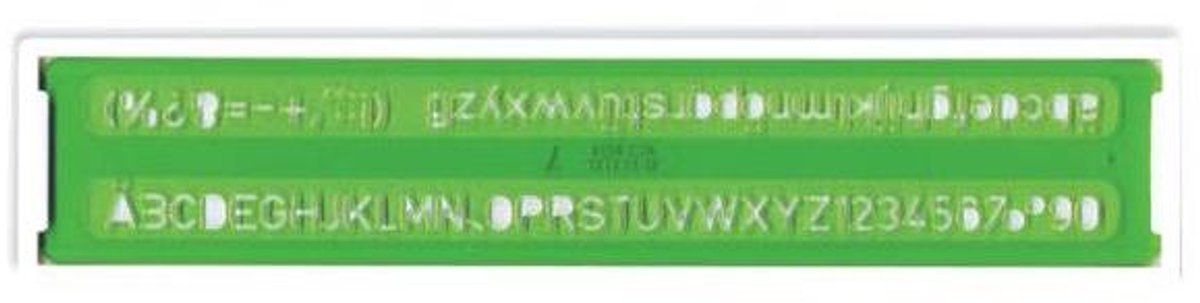 ARDA 3008 lettersjabloon Groen