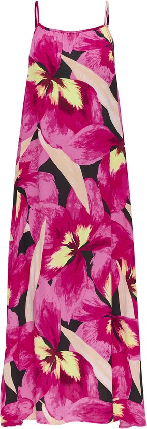 Onlalma Life Poly Chole Long Dress Coral Patterned main image 0