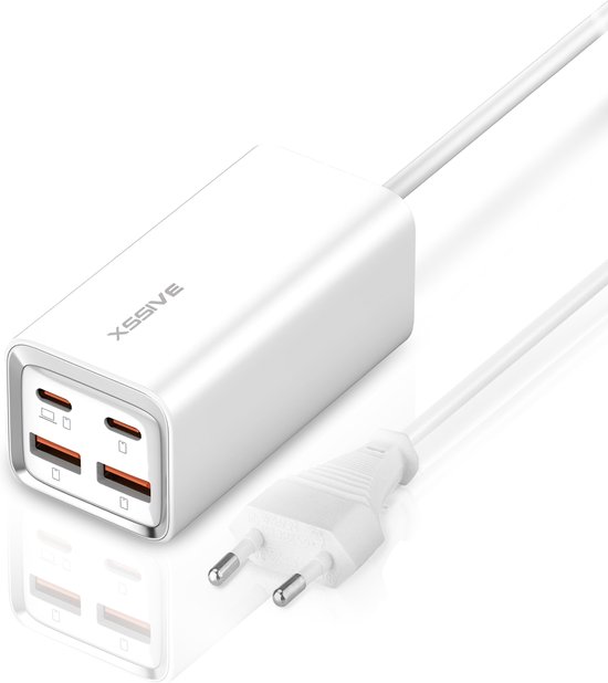 RSHTECH USB Hub 3.2 actief met voeding - met 3 10 Gbps USB 3.2 en 7