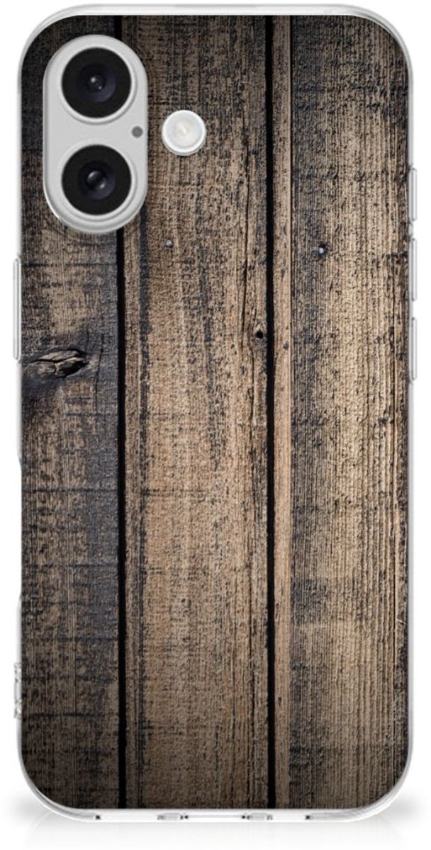 iPhone 16 Bumper Hoesje Steigerhout