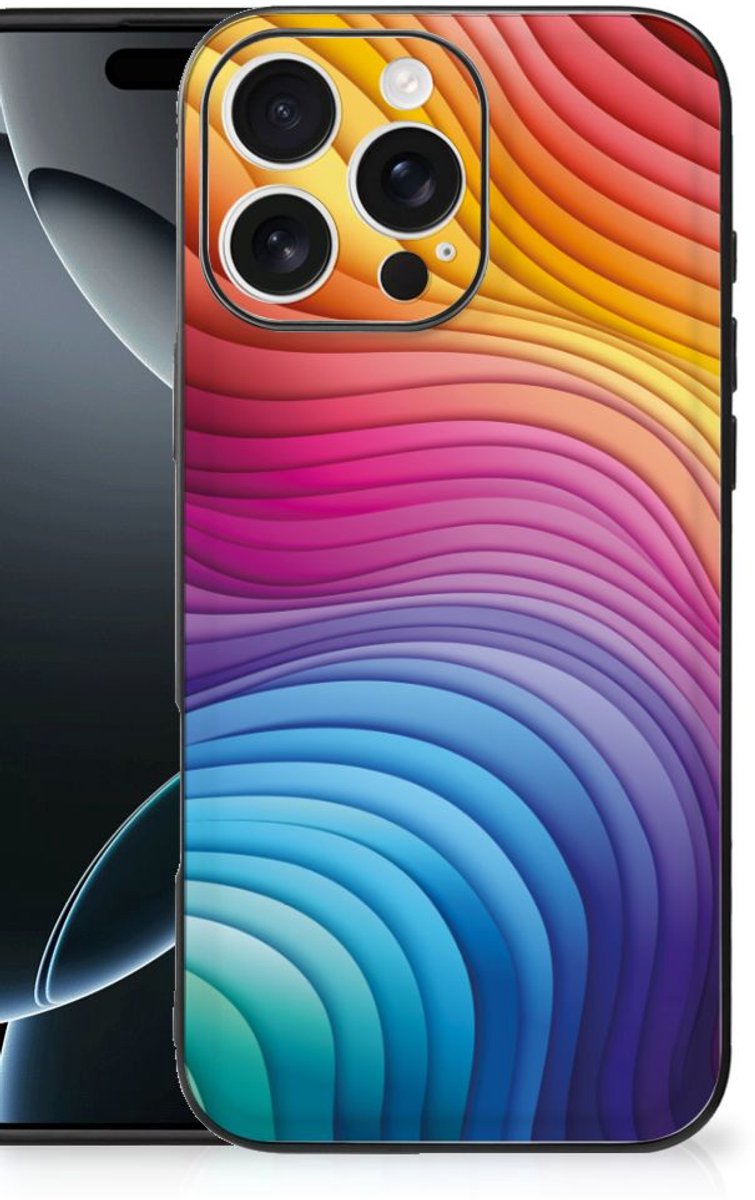 Backcover voor iPhone 16 Pro Max Regenboog