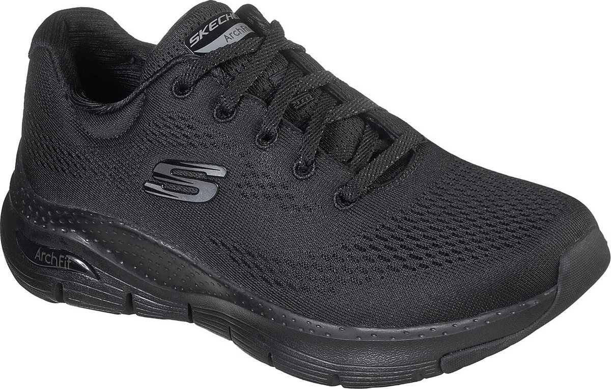 Skechers Sport ARCH FIT BIG APPEAL WIDE FIT Sneakers Dames Zwart
