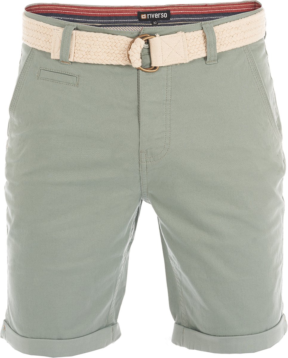 riverso Heren Short RIVHenry regular/straight Groen W 46 Volwassenen Zomershorts