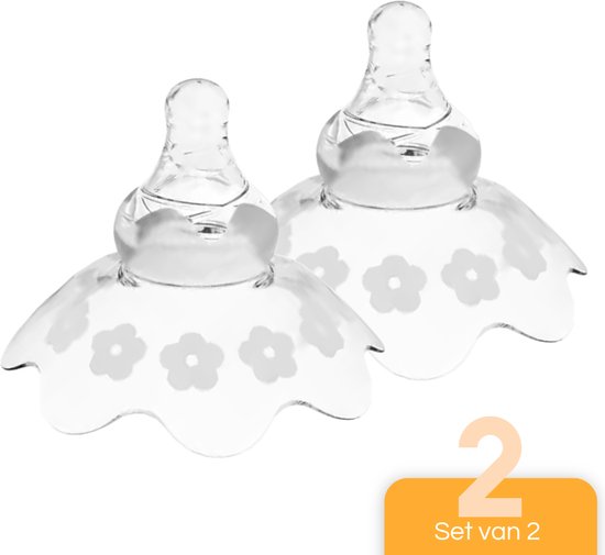 Foto: Elvie pump borstschilden tepelbeschermers bpa vrij 2 stuks maat l 28 mm