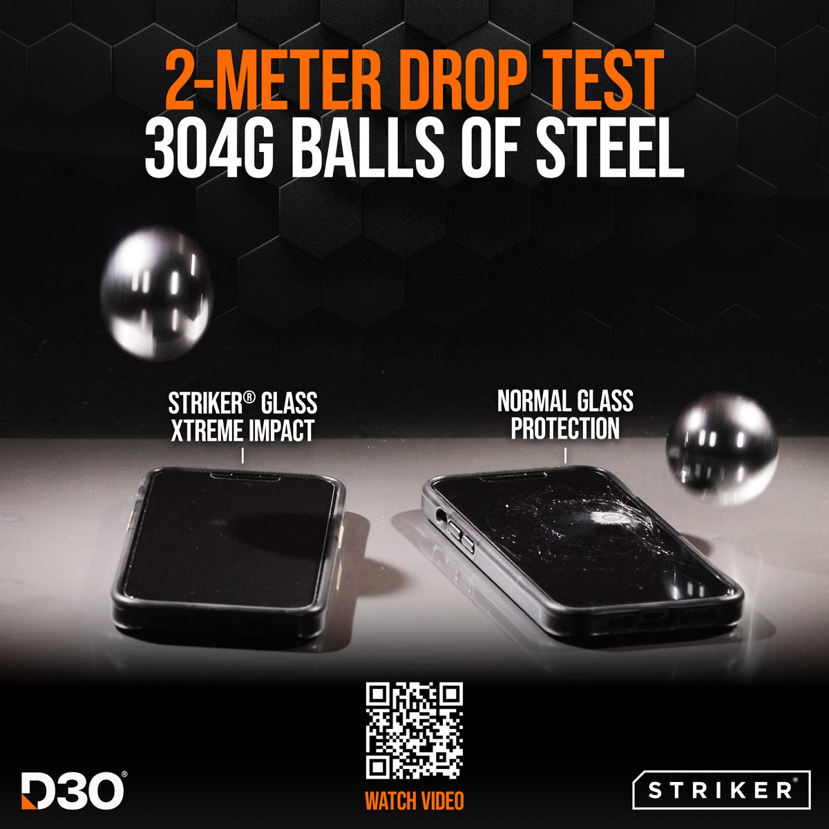 Striker Screenprotector geschikt voor Samsung Galaxy S23 Glazen | Striker Xtreme Impact Screenprotector - Case Friendly