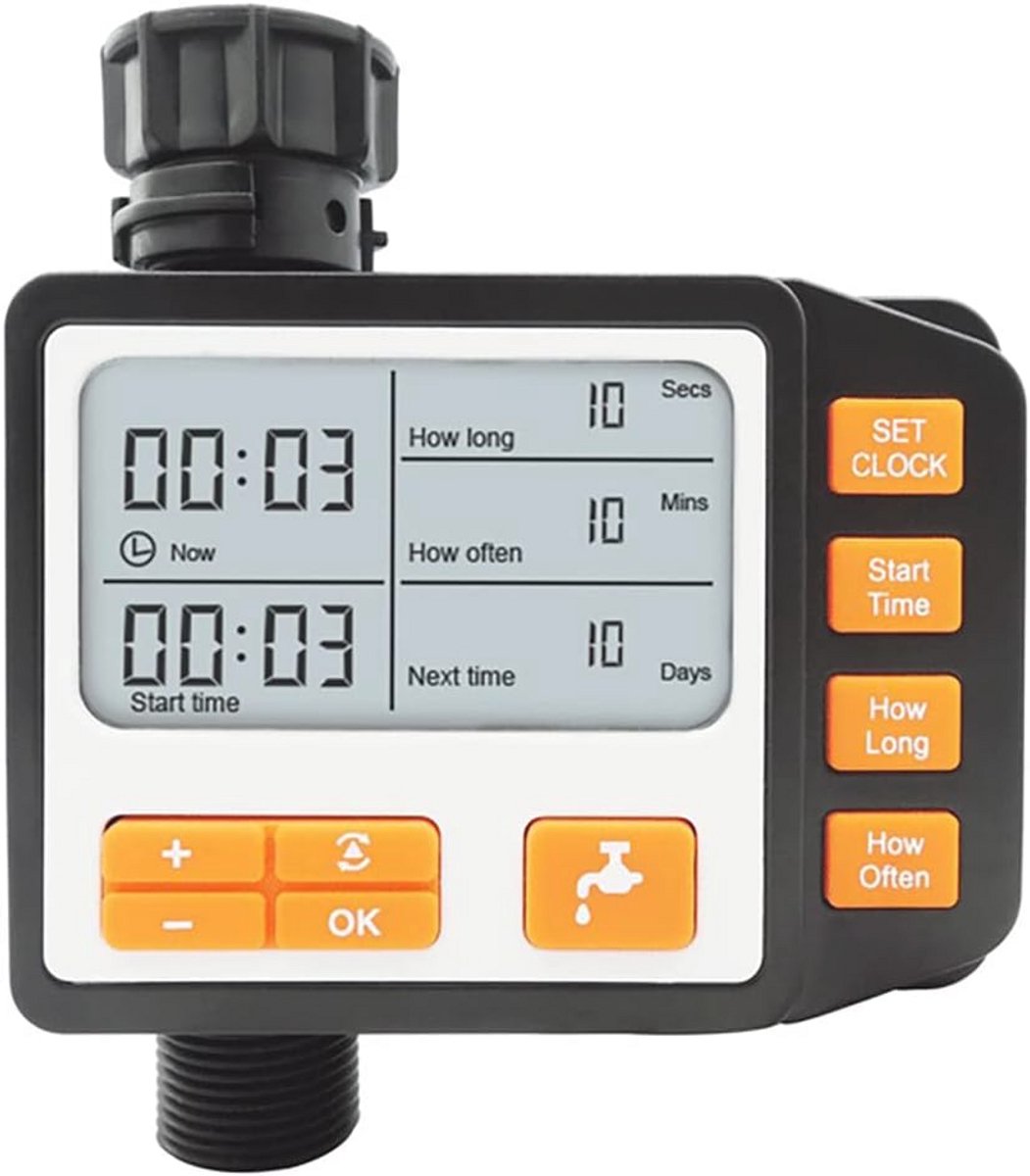 Digitale Watertimer voor Tuin met LED-display - Automatische Irrigatie Controller voor Gazon