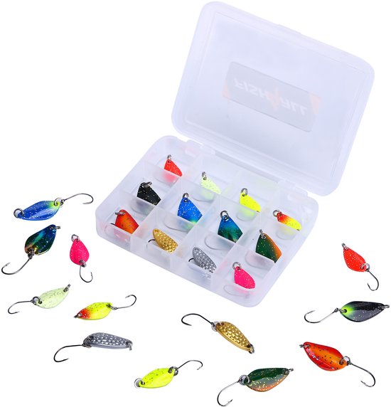 Ensemble de leurres de pêche, cuillères en métal, appât dur et souple, spinnerbait, hameçons triples, matériel, pince à fil, 101 pièces/boîte