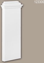 Pilaster voetstuk 123300 Profhome Sierelement tijdeloos klassieke stijl wit