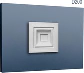 Deuromlijstingen Origineel Orac Decor D200 LUXXUS Simpel vierkant sierelement voor deuromkadering