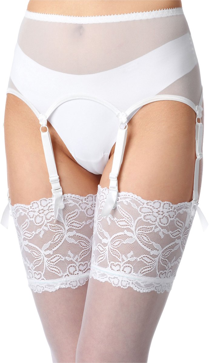 Merry Style Sierlijke Jarretel Gordel - Gordelbretels – Ecru – L - MS-KS-912